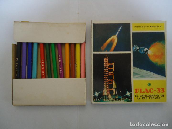Coleccionismo: ESTUCHE CON 12 ROTULADORES FLAC - 33 . CAPILOGRAFOS . PROYECTO APOLO X. --- 14