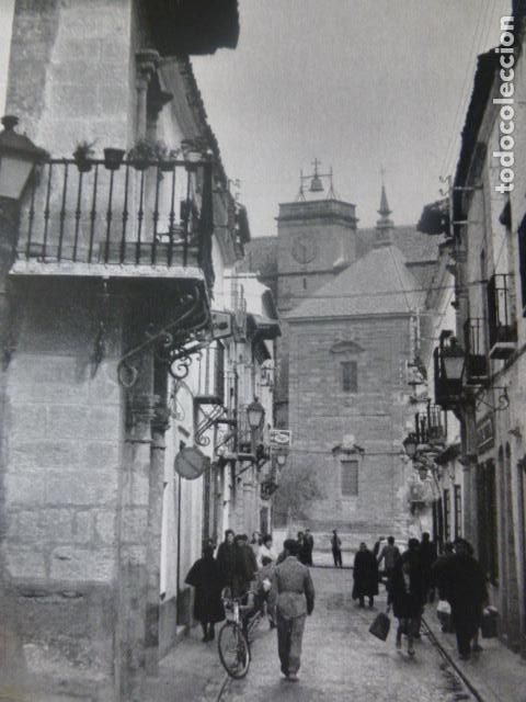 Colecionismo: VILLANUEVA DE LOS INFANTES CIUDAD REAL UNA CALLE ANTIGUA LAMINA HUECOGRABADO