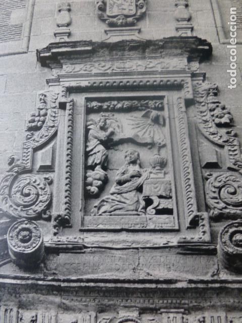Coleccionismo: VILLANUEVA DE LOS INFANTES CIUDAD REAL CONVENTO DE LA ENCARNACION ANTIGUA LAMINA HUECOGRABADO