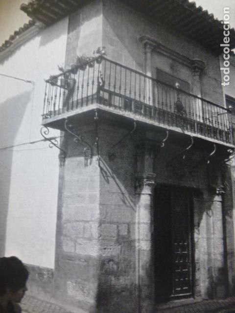 Coleccionismo: VILLANUEVA DE LOS INFANTES CIUDAD REAL CASA DEL CABALLERO DEL VERDE GABA ANTIGUA LAMINA HUECOGRABADO