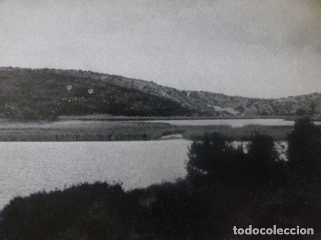 Collectionnisme: LAGUNAS DE RUIDERA CIUDAD REAL VISTA ANTIGUA LAMINA HUECOGRABADO