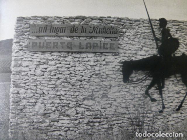 Collezionismo: PUERTO LAPICE CIUDAD REAL VENTA DEL QUIJOTE ANTIGUA LAMINA HUECOGRABADO