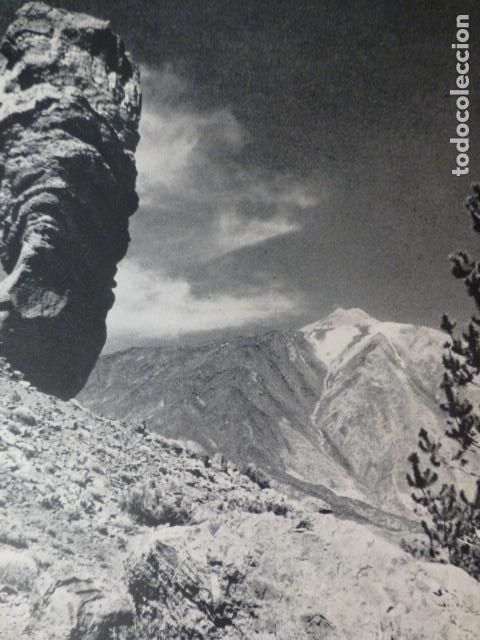 Sammelleidenschaft Papier: TENERIFE EL TEIDE ANTIGUA LAMINA HUECOGRABADO