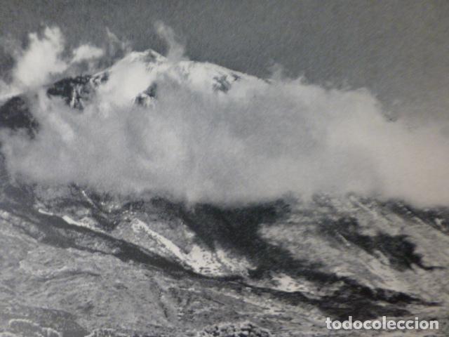 Coleccionismo: TENERIFE EL TEIDE ANTIGUA LAMINA HUECOGRABADO