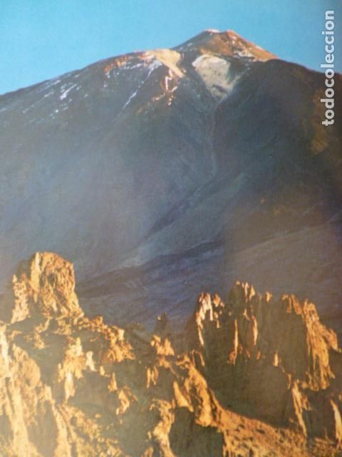 Collecting paper: TENERIFE EL TEIDE ANTIGUA LAMINA HUECOGRABADO