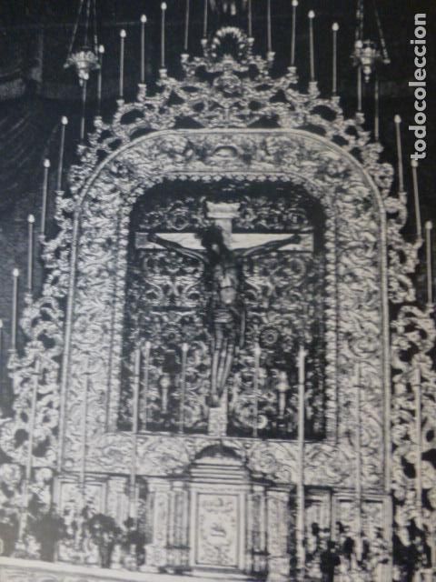 Colecionismo: LA LAGUNA TENERIFE IGLESIA DE SAN FRANCISCO ANTIGUA LAMINA HUECOGRABADO