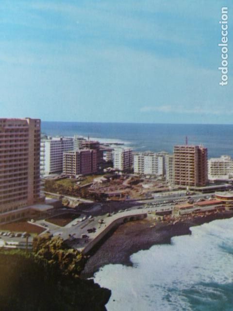 Collectionnisme: PUERTO DE LA CRUZ TENERIFE VISTA PARCIAL ANTIGUA LAMINA HUECOGRABADO