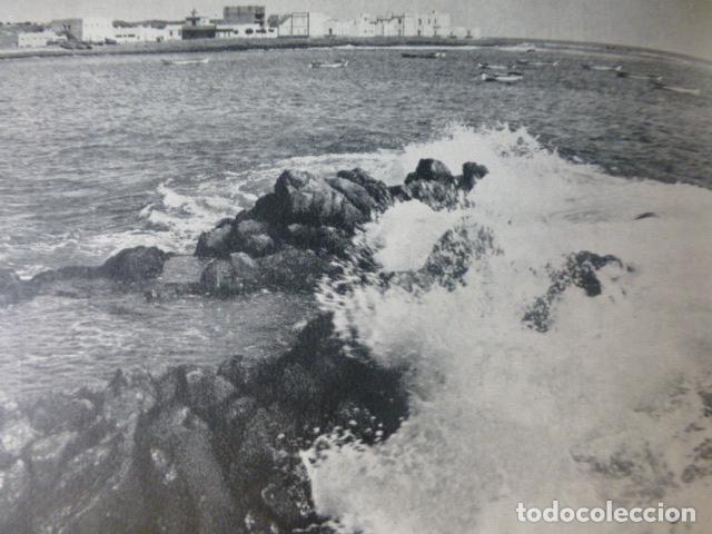Collectionnisme: LAS GALLETAS TENERIFE VISTA ANTIGUA LAMINA HUECOGRABADO
