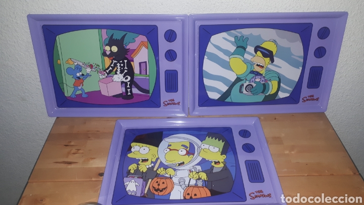 Coleccionismo: Lote 3 bandejas de THE SIMPSONS nuevas a estrenar