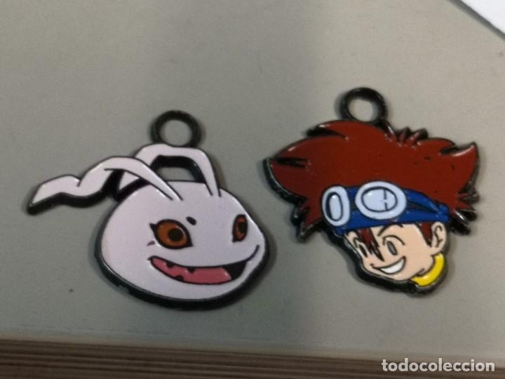 Coleccionismo: 2 colgantes serie dibujos animados Digimon