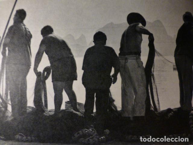 Colecionismo: AGUILAS MURCIA ESCENA EN EL PUERTO ANTIGUA LAMINA HUECOGRABADO