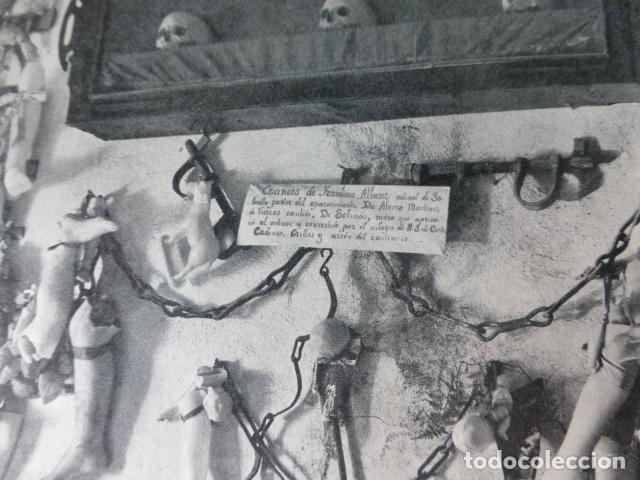 Colecionismo: ALCARAZ ALBACETE SANTUARIO DE CORTES ANTIGUA LAMINA HUECOGRABADO