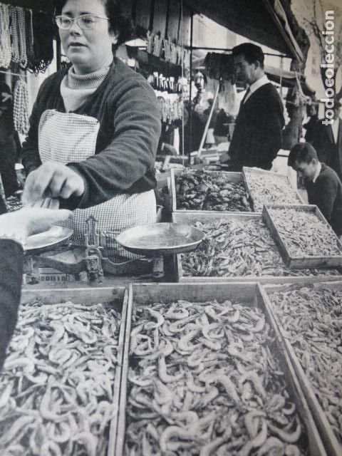 Colecionismo: ALBACETE MERCADO CENTRAL ANTIGUA LAMINA HUECOGRABADO