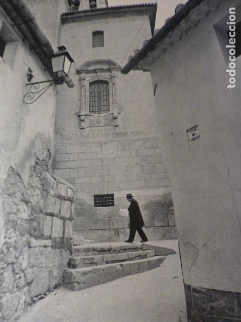 Colecionismo: JUMILLA DETALLE URBANO ANTIGUA LAMINA HUECOGRABADO