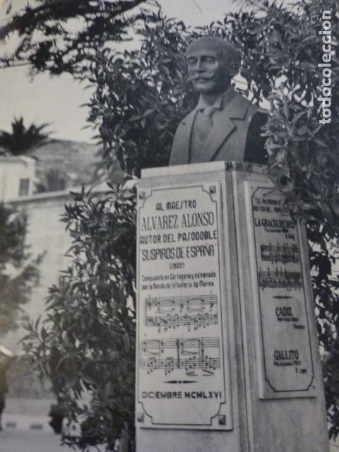 Collecting paper: CARTAGENA MURCIA MONUMENTO ANTIGUA LAMINA HUECOGRABADO