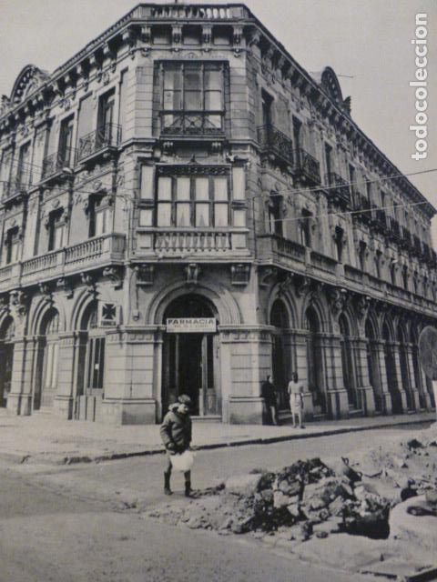Sammelleidenschaft Papier: LA UNION MURCIA CASA MODERNISTA ANTIGUA LAMINA HUECOGRABADO