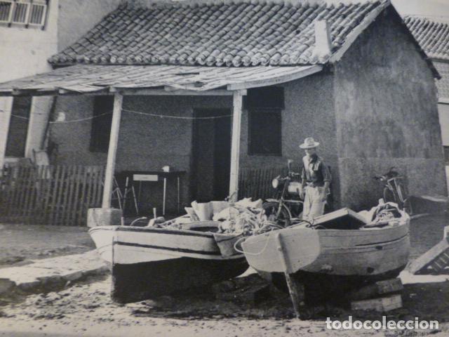 Sammelleidenschaft Papier: LOS NIETOS MURCIA PESCADOR ANTIGUA LAMINA HUECOGRABADO
