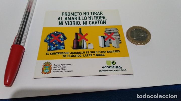 Collezionismo: IMAN NEVERA ECOEMBES - PROMETO NO TIRAR AL AMARILLO NI ROPA, NI VIDRIO, NI CARTON