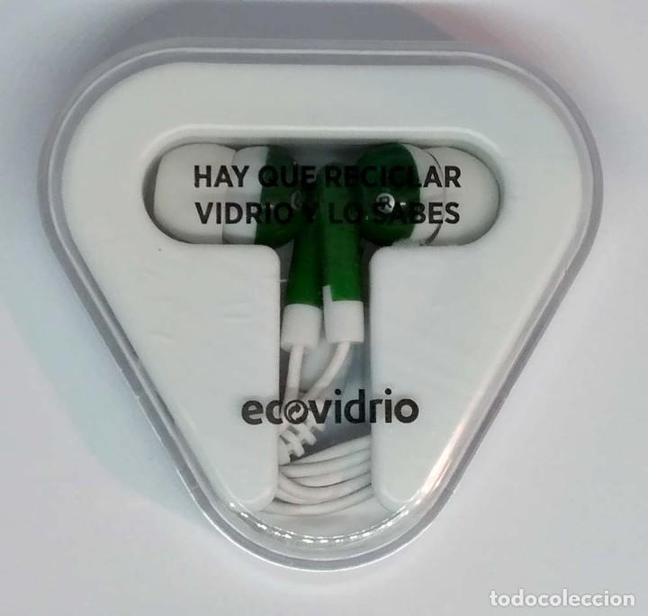 Colecionismo: Auriculares publicidad ecovidrio