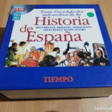 Coleccionismo: GRAN ENCICLOPEDIA INTERACTIVA DE LA HISTORIA DE ESPAÑA (TIEMPO) 18 CD - ROM. Lote 286892108