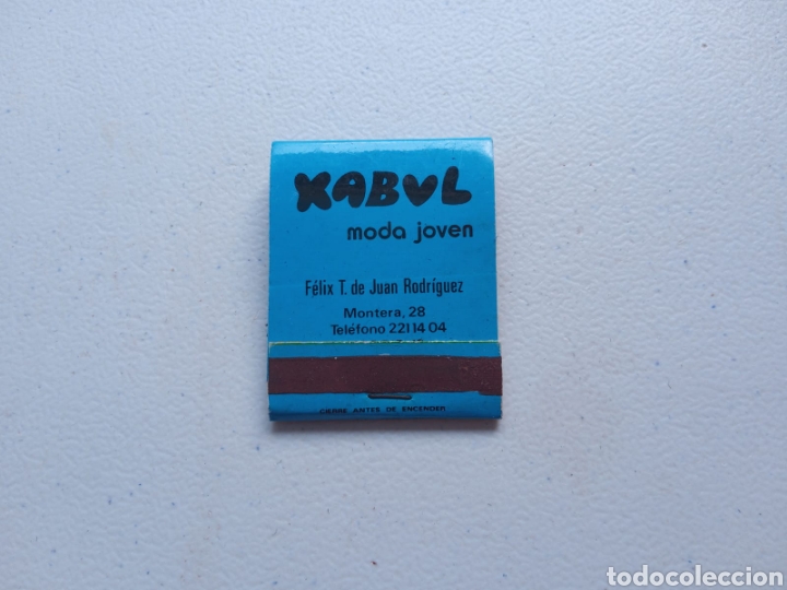 Collezionismo: CARTERITA DE CERILLAS.