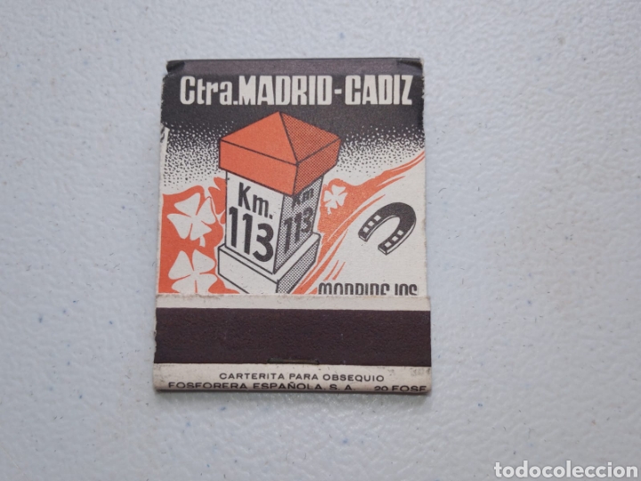 Collezionismo: CARTERITA DE CERILLAS.