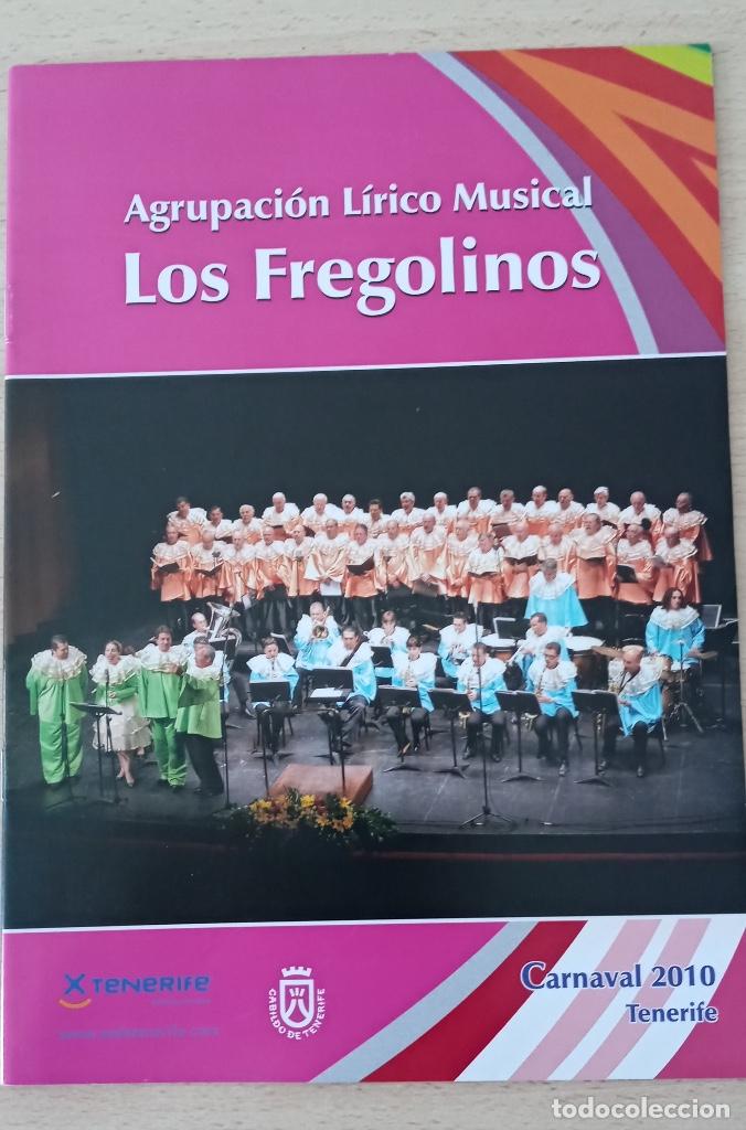 Coleccionismo: Cancionero Los Fregolinos Carnaval 2010 Agrupaci&oacute;n L&iacute;rico Musical