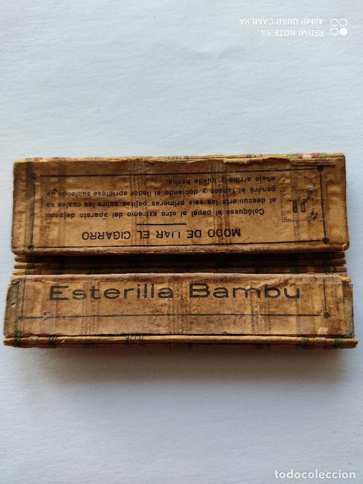 Coleccionismo: Antigua esterilla de bambú para liar cigarrillos - Foto 4 - 228190335