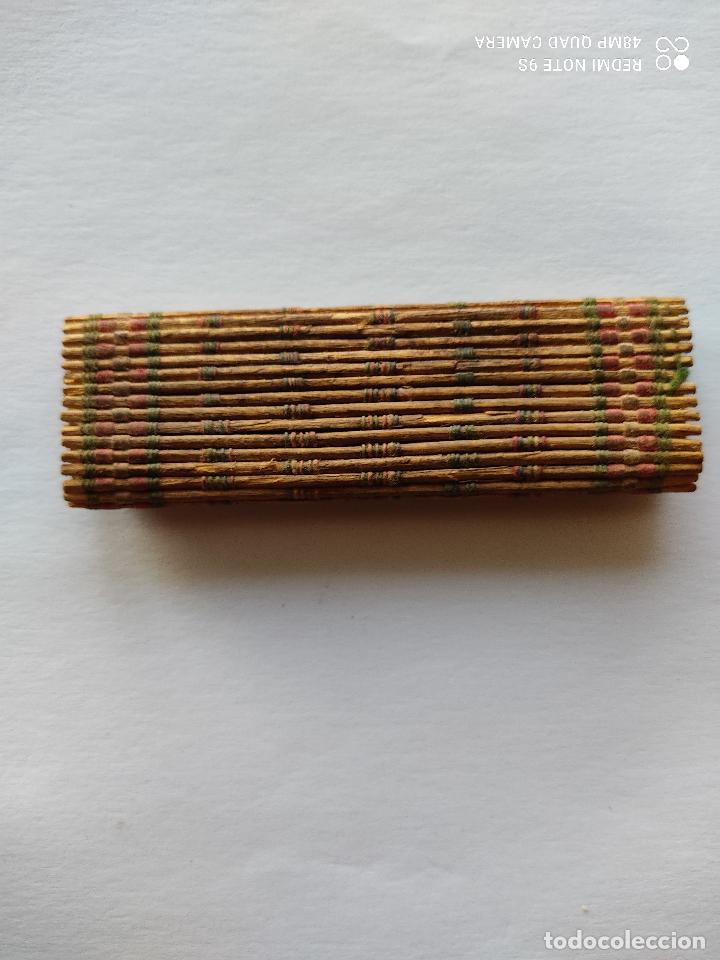 Coleccionismo: Antigua esterilla de bambú para liar cigarrillos - Foto 6 - 228190335