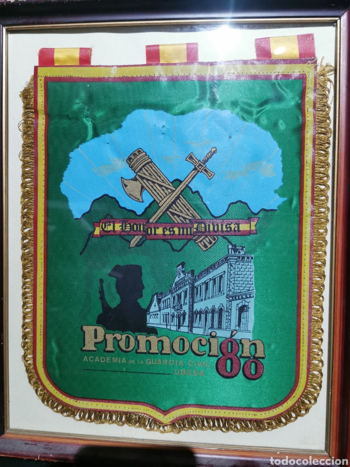 Collectionnisme: Banderin guardia civil promocion 80 ubeda