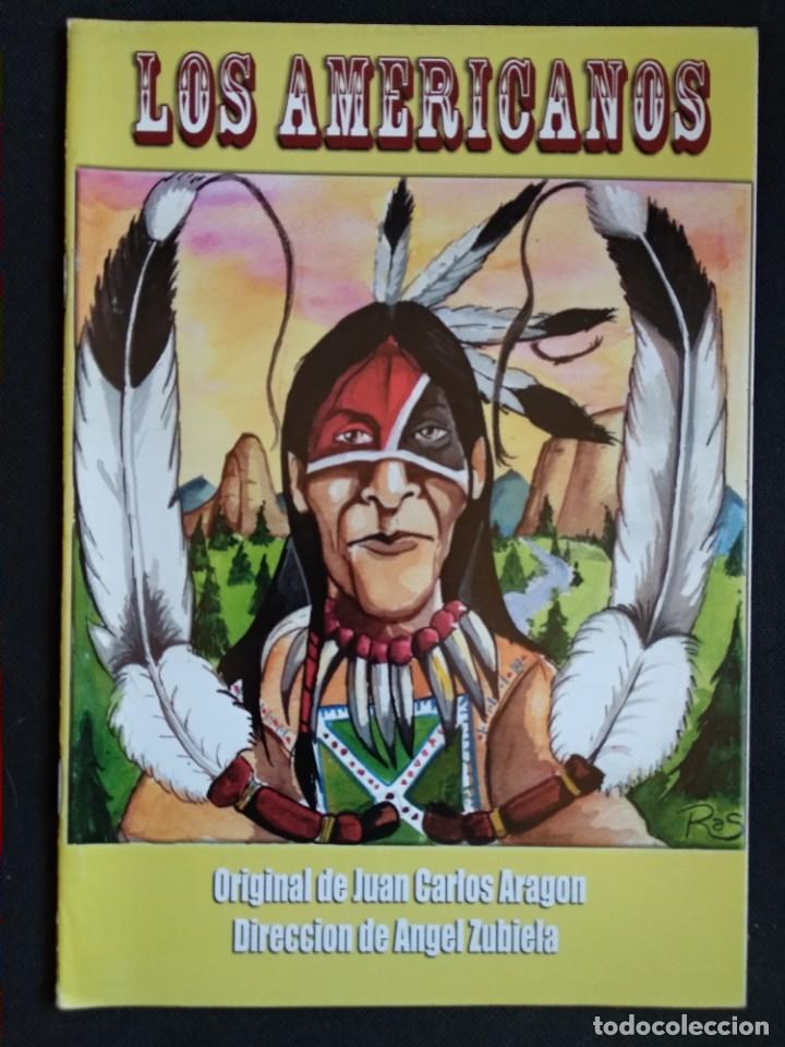 Coleccionismo: Libreto nuevo JUAN CARLOS ARAG&Oacute;N - LOS AMERICANOS 2003 - Carnaval Cadiz