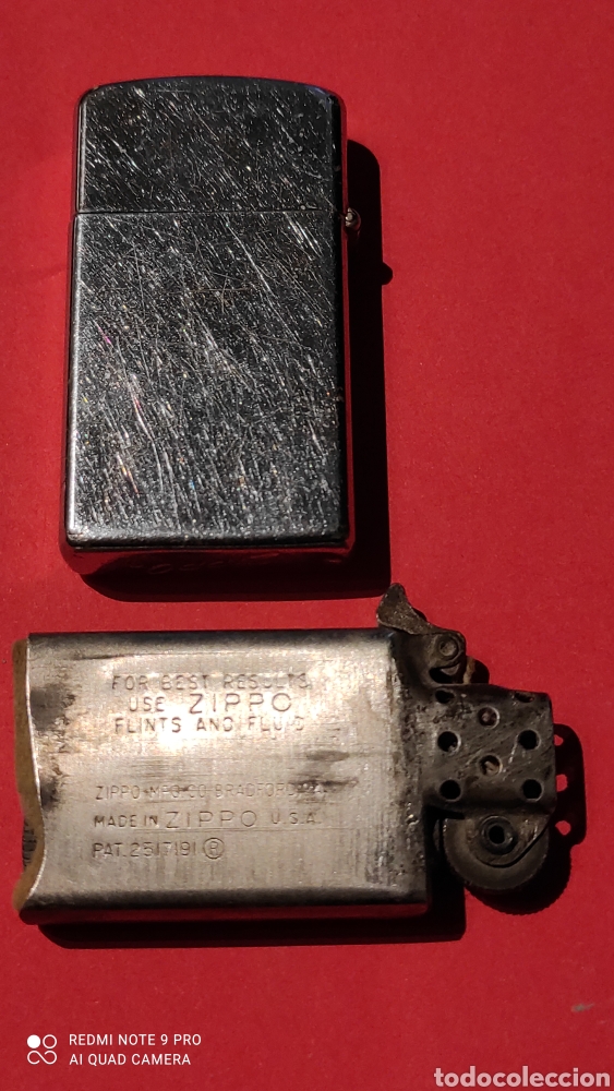 Coleccionismo: Zippo Slim lighter 1963 - Foto 3