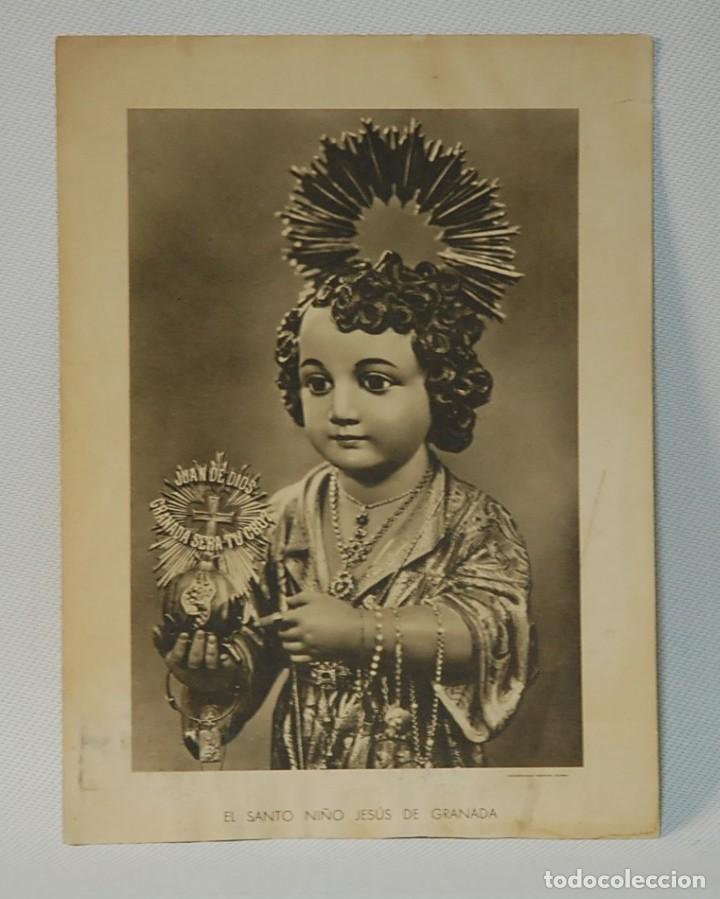 Coleccionismo: FOTOGRAFIA ANTIGUA DE EL SANTO NI&Ntilde;O JESUS DE GRANADA