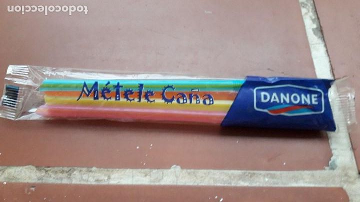 Coleccionismo: Pajitas Danone - Foto 1