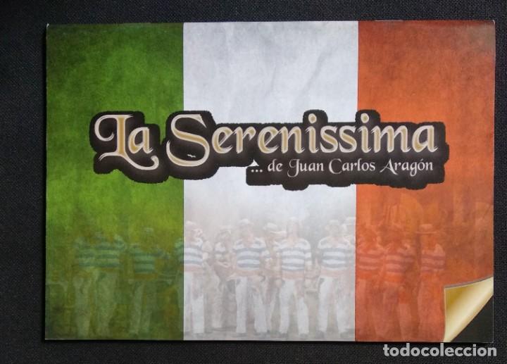 Coleccionismo: LA SERENISSIMA - JUAN CARLOS ARAG&Oacute;N - 2&deg; Premio Comparsa 2012 Carnaval Cadiz - P&oacute;ster y fotografias