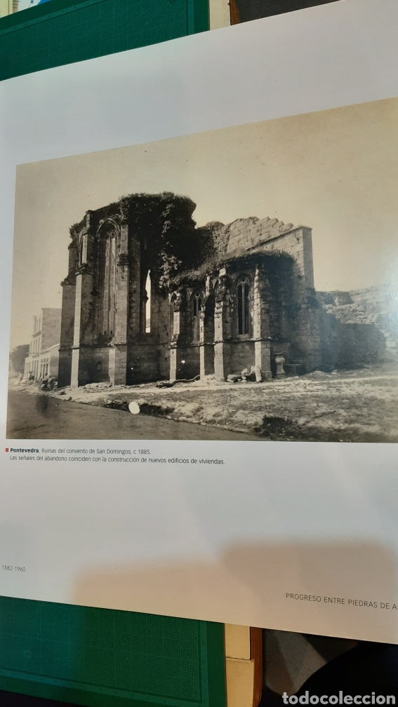 Sammelleidenschaft Papier: PONTEVEDRA LAMINA DE LIBRO 1885 CONVENTO DOMINNIGOS