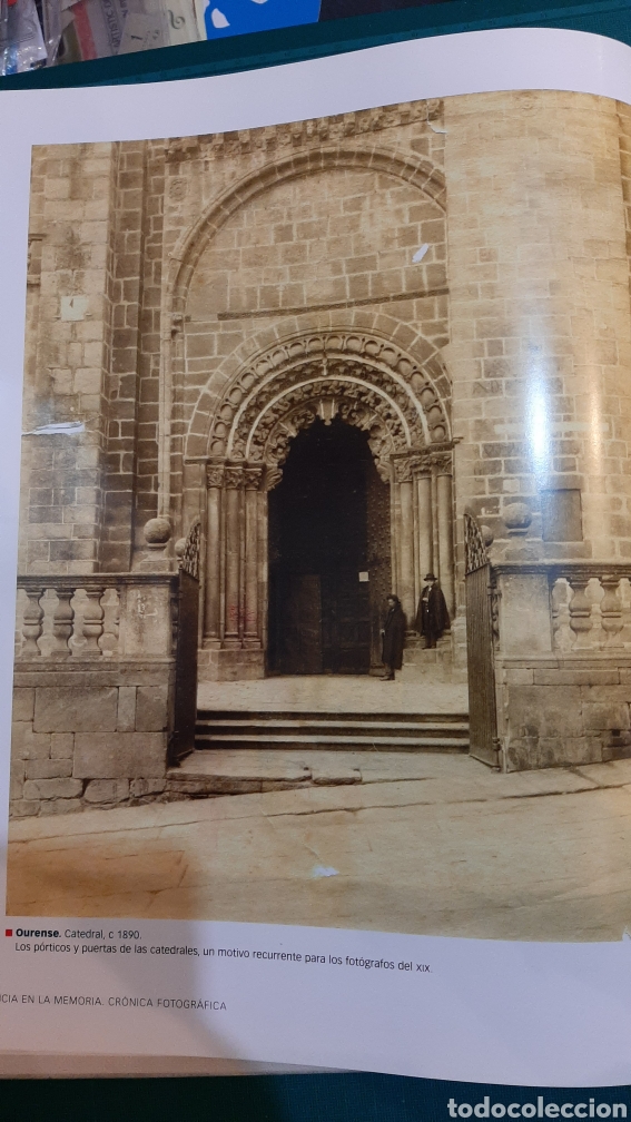 Coleccionismo: OURENSE CATEDRAL 1890 LAMINA DE LIBRO