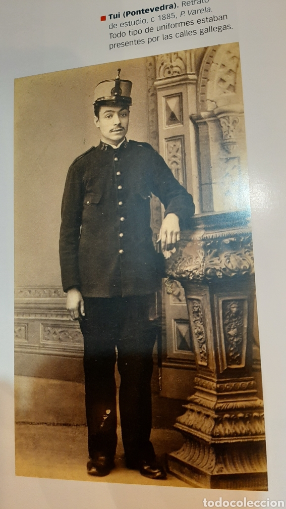 Sammelleidenschaft Papier: TUY RETRATO 1885 MILITAR LAMINA DE LIBRO