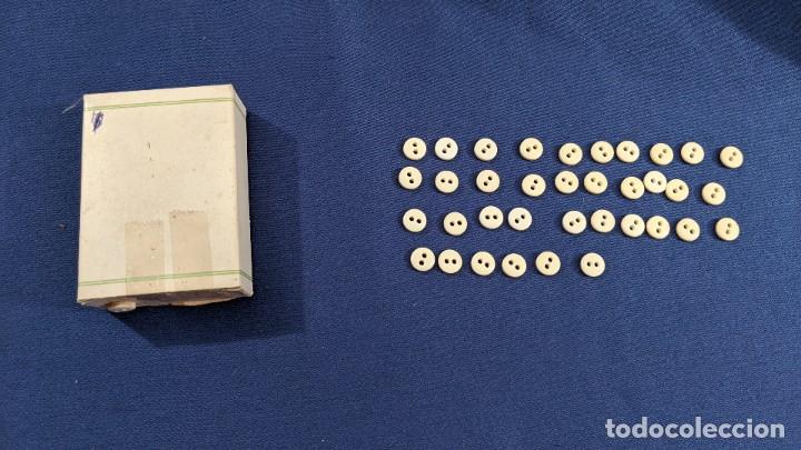 Collectionnisme: CAJITA CON 37 BOTONES PEQUE&Ntilde;ITOS BLANCOS