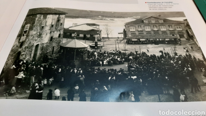 Sammelleidenschaft Papier: PUENTEDEUME A CORU&Ntilde;A PLAZA CONDE 1910 recorte libro