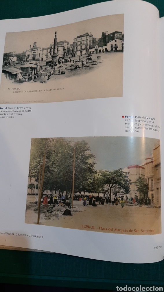 Collezionismo: EL FERROL 1910 L&aacute;mina recorte LIBRO MODERNA