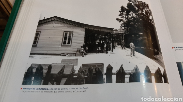 Sammelleidenschaft Papier: SANTIAGO DE COMPOSTELA ESTACI&Oacute;N CORNES 1905 L&Aacute;MINA DE LIBRO MODERNO