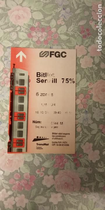 Coleccionismo: BILLETE DE TREN. - Foto 1