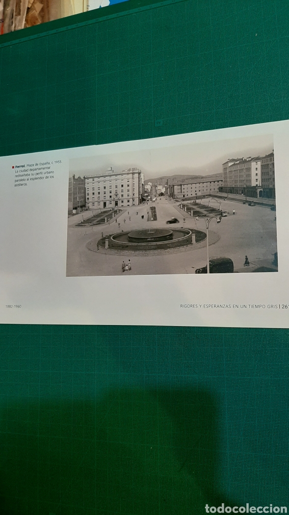 Collezionismo: LAMINA EL FERROL DEL CAUDILLO PLAZA ESPA&Ntilde;A 1955 LIBRERIA O ALMAC&Eacute;N DO COLISEVM