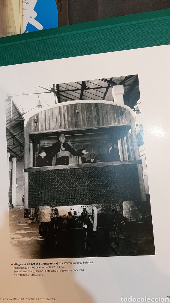 Collezionismo: VILAGARC&Iacute;A DE AROSA PONTEVEDRA CARDENAL QUIROGA PALACIOS RENFE 1955 talleres TAMA&Ntilde;O FOLIO L&Aacute;MINA
