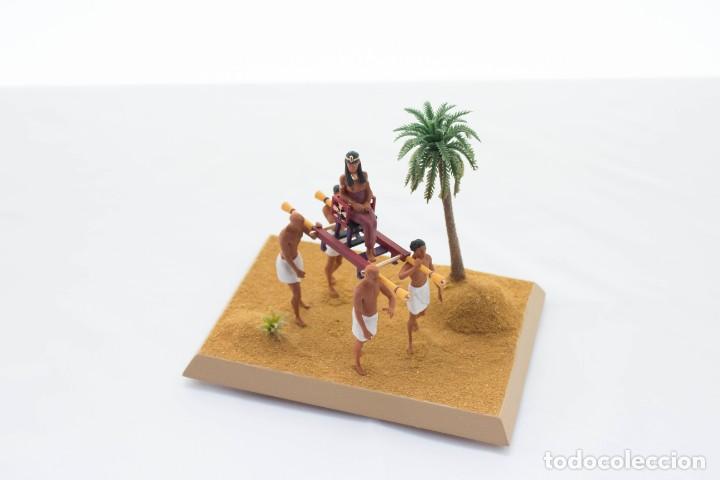 Coleccionismo: Escena del Antiguo Egipto &rdquo;Silla de mano&rdquo; Del Prado AEG Ancient Egypt
