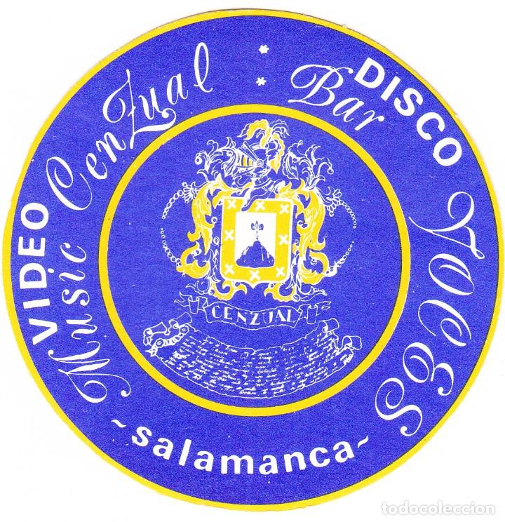Coleccionismo: POSAVASOS: SALAMANCA VIDEO - DISCO - CENZUAL - BAR / A&Ntilde;OS 70