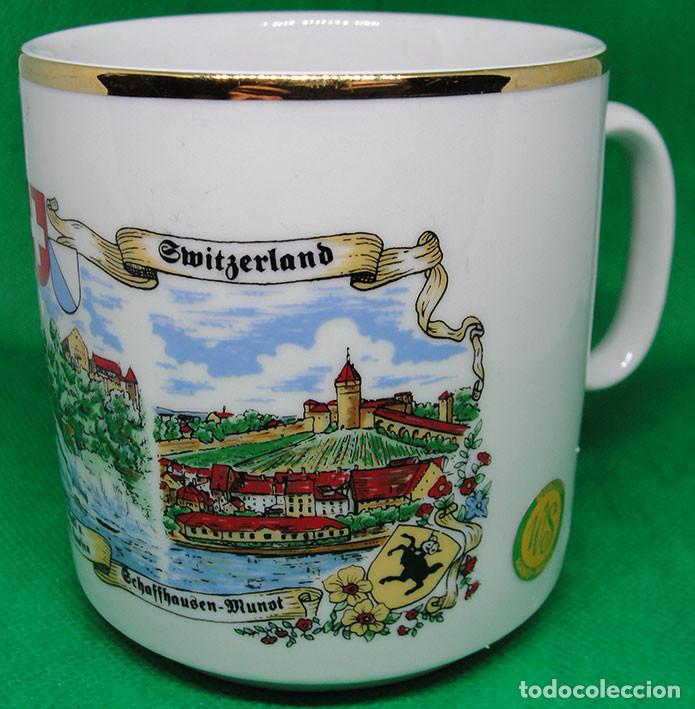 Coleccionismo: TAZA DE CERAMICA SWITZERLAND - SUIZA - QUALITAT HAND MADE WS - COLECCIONISMO -