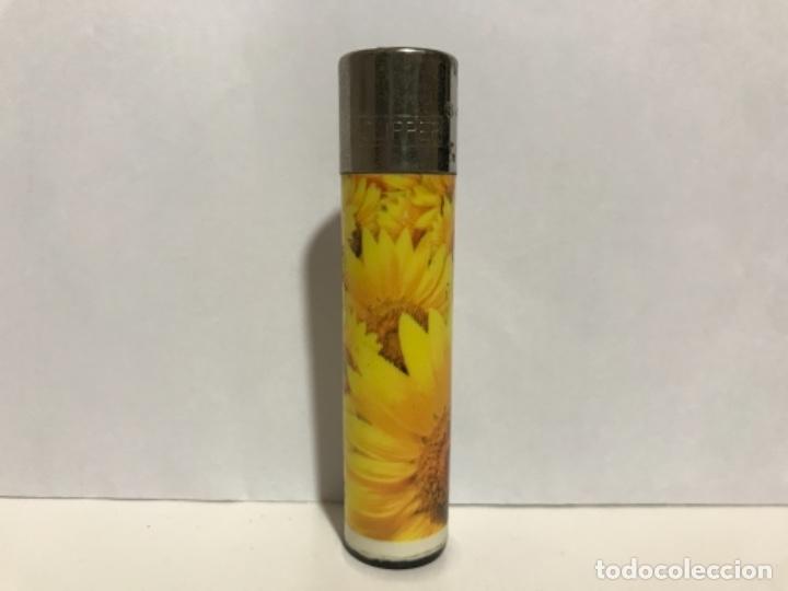 Coleccionismo: Mechero clipper flores