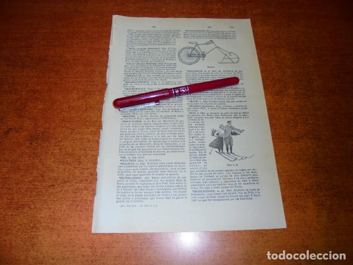 Coleccionismo: L&Aacute;MINA PRINCIPIOS S. XX: SKIO O SKI (ESQU&Iacute;) - SKICICLO